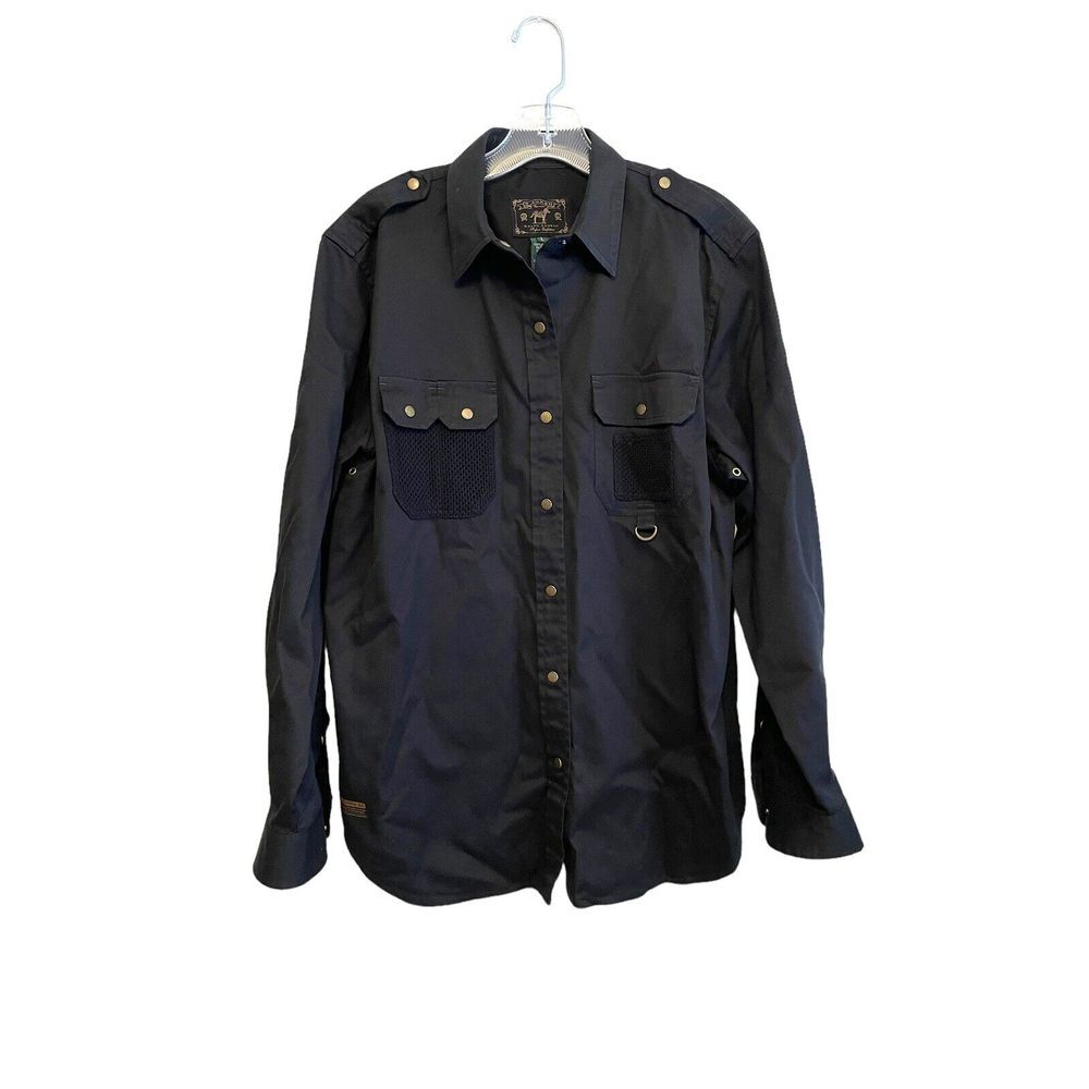 Ralph Lauren Black Button Down Shirt